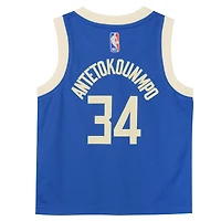Maillot de joueur Nike Giannis Antetokounmpo Royal Milwaukee Bucks 2024/25 Swingman pour enfant - Édition City