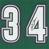 Ray Allen Milwaukee Bucks Autographed Green Mitchell & Ness 1996-1997 Authentic Jersey