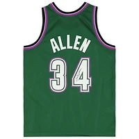 Ray Allen Milwaukee Bucks Autographed Green Mitchell & Ness 1996-1997 Swingman Jersey