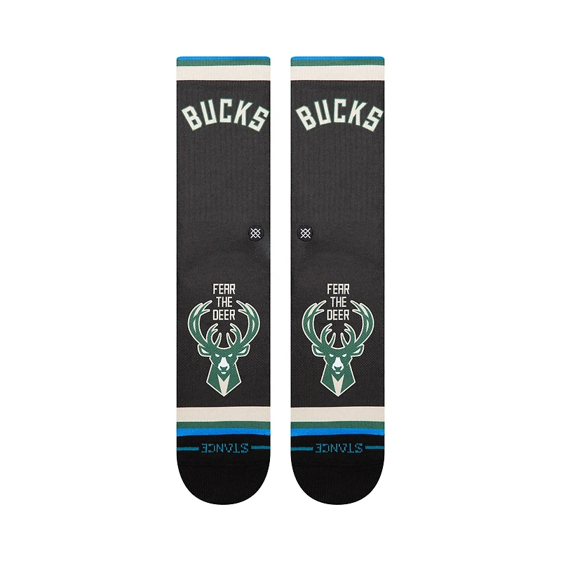 Stance Milwaukee Bucks 2025/26 Statement Edition Crew Socks