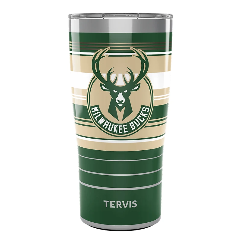 Tervis Milwaukee Bucks 20 onces. Gobelet en acier inoxydable à rayures Hype