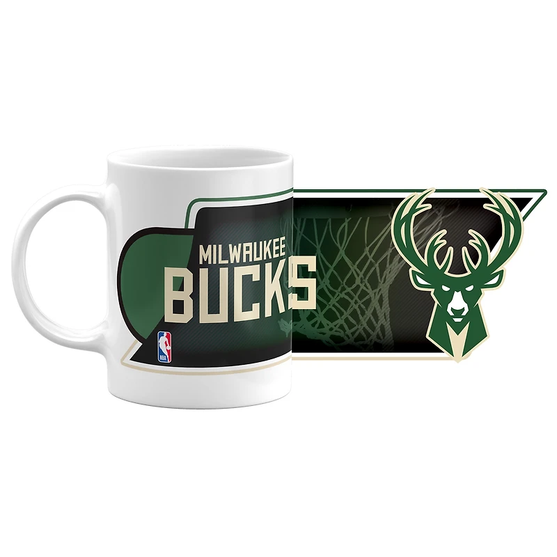 The Sports Vault Milwaukee Bucks - 11oz. Tasse à café sublimée