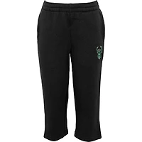 Black Milwaukee Bucks Shot Caller pour tout-petits - Ensemble sweat à capuche et pantalon entièrement zippés