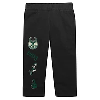 Ensemble sweat à capuche et pantalon de survêtement Give and Go pour tout-petits Milwaukee Bucks vert