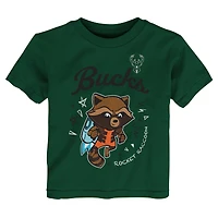 Ensemble t-shirt deux pièces pour tout-petits Heather Gray Milwaukee Bucks Les Gardiens de la Galaxie