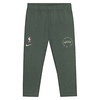 Ensemble sweat à capuche et pantalon de survêtement Nike Hunter Green Milwaukee Bucks Practice Club pour tout-petit
