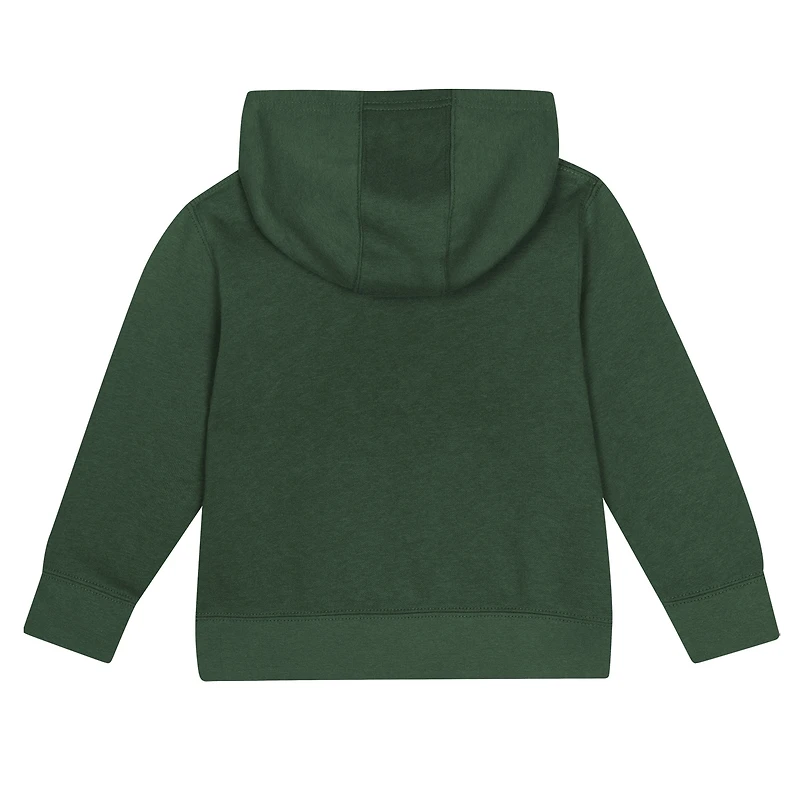 Toddler Nike Hunter Green Milwaukee Bucks Team Logo 2-Piece Club Fleece Hoodie & Sweatpants Set