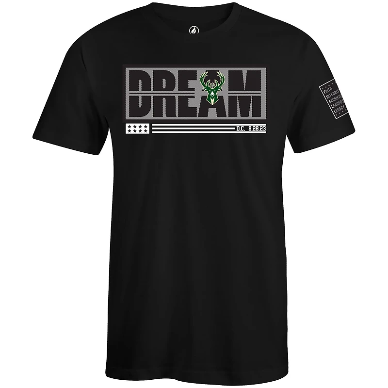 Unisex FISLL x Black History Collection  Green Milwaukee Bucks T-Shirt