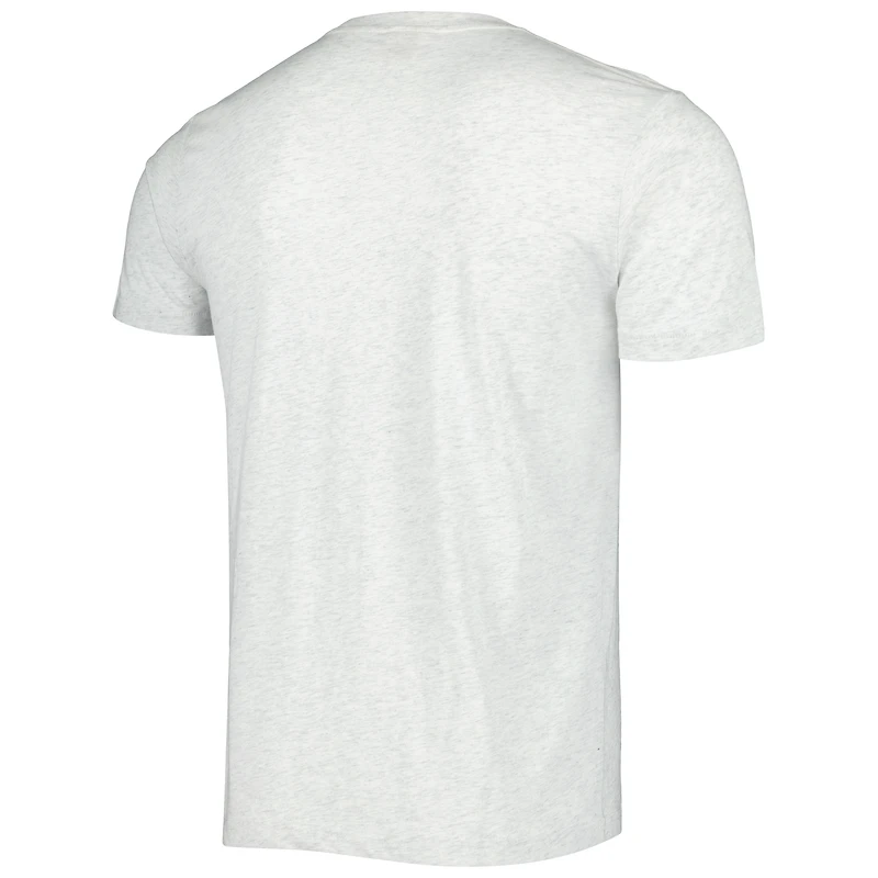 Hommage Ash Milwaukee Bucks Hometown Hyper Local Tri-Blend T-shirt unisexe