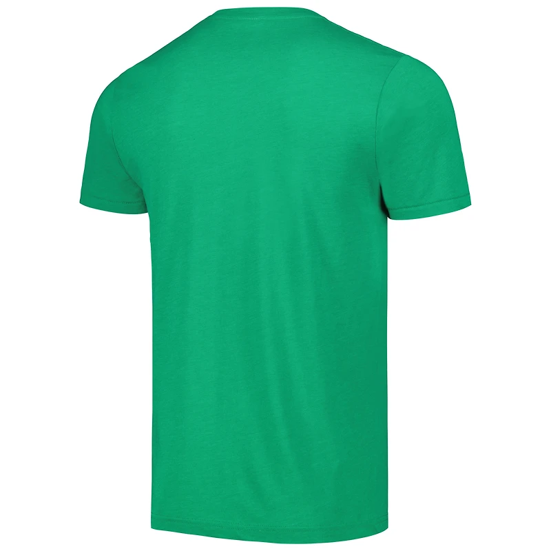 Unisex Homage Green Milwaukee Bucks Team Mascot Tri-Blend T-Shirt