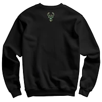 Sweat-shirt unisexe NBALab x Hyperfly Black Milwaukee Bucks Collection Année du serpent Nouvel An lunaire