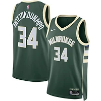 Unisex Nike Giannis Antetokounmpo Green Milwaukee Bucks Swingman Player Jersey - Icon Edition