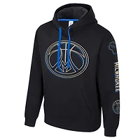 Unisex Stadium Essentials Black Milwaukee Bucks 2024/25 City Edition Elementized Pullover Hoodie