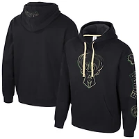 Sweat à capuche unisexe Stadium Essentials noir Milwaukee Bucks Elementized