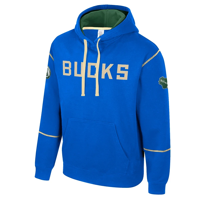 Sweat à capuche unisexe Stadium Essentials Royal Milwaukee Bucks 2024/25 City Edition Monument