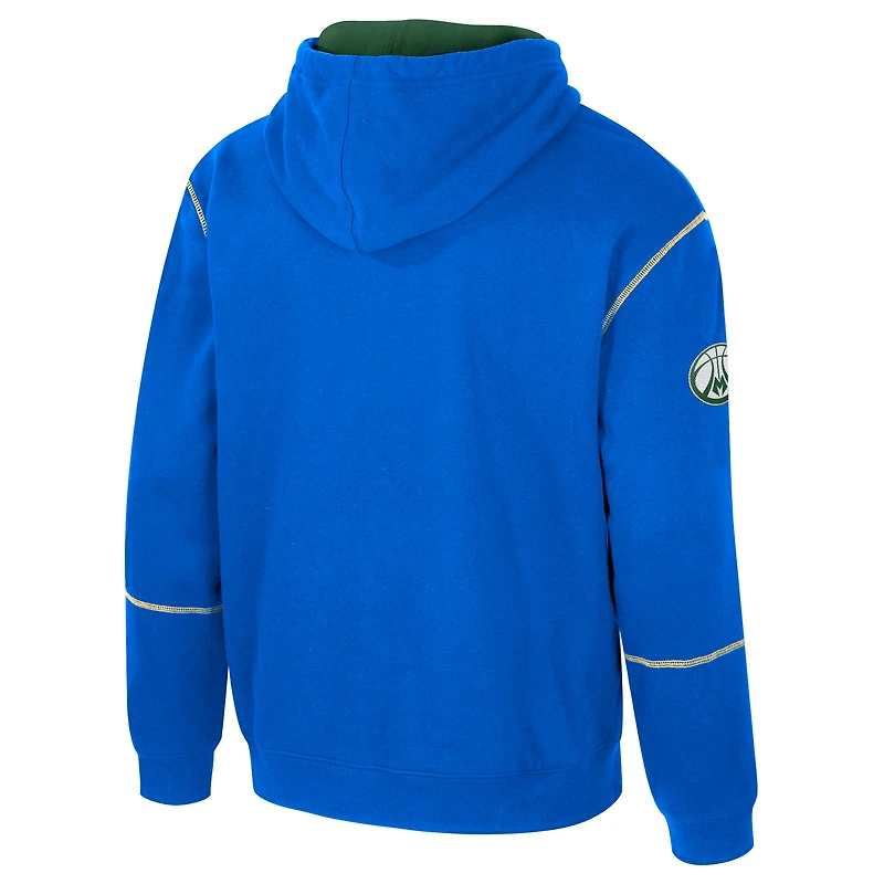Sweat à capuche unisexe Stadium Essentials Royal Milwaukee Bucks 2024/25 City Edition Monument