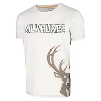 Unisex Stadium Essentials White Milwaukee Bucks Scoreboard T-Shirt