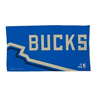 WinCraft  Milwaukee Bucks 2024/25 City Edition On Court 22'' x 42'' Single-Sided Beach Towel