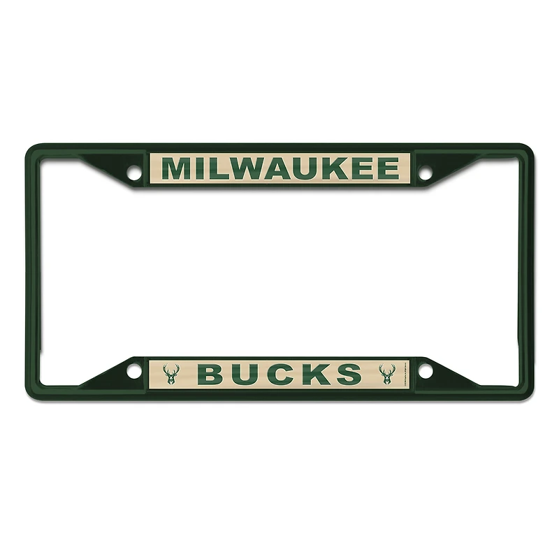 WinCraft Milwaukee Bucks Metal License Plate Frame