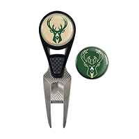 WinCraft Milwaukee Bucks CVX Repair Tool and Ball Marker Set