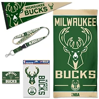 Pack d'accessoires pour ventilateur de maison WinCraft Milwaukee Bucks