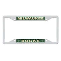 Cadre de plaque d'immatriculation en métal WinCraft Milwaukee Bucks