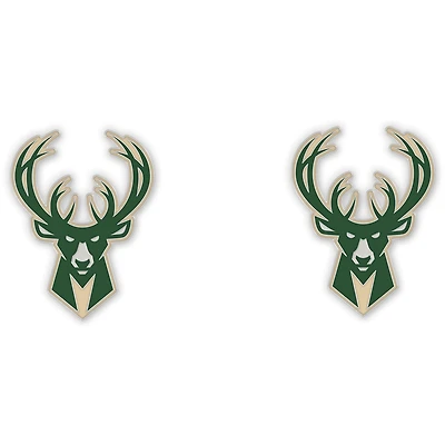 Boucles d'oreilles WinCraft Milwaukee Bucks Post Logo