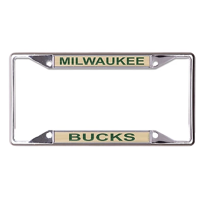 WinCraft Milwaukee Bucks Printed Metal License Plate Frame