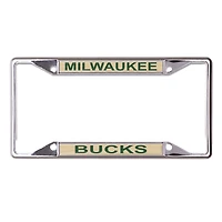 WinCraft Milwaukee Bucks Printed Metal License Plate Frame