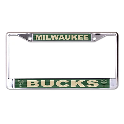 Cadre de plaque d'immatriculation en métal WinCraft Milwaukee Bucks S/L
