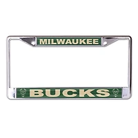 Cadre de plaque d'immatriculation en métal WinCraft Milwaukee Bucks S/L