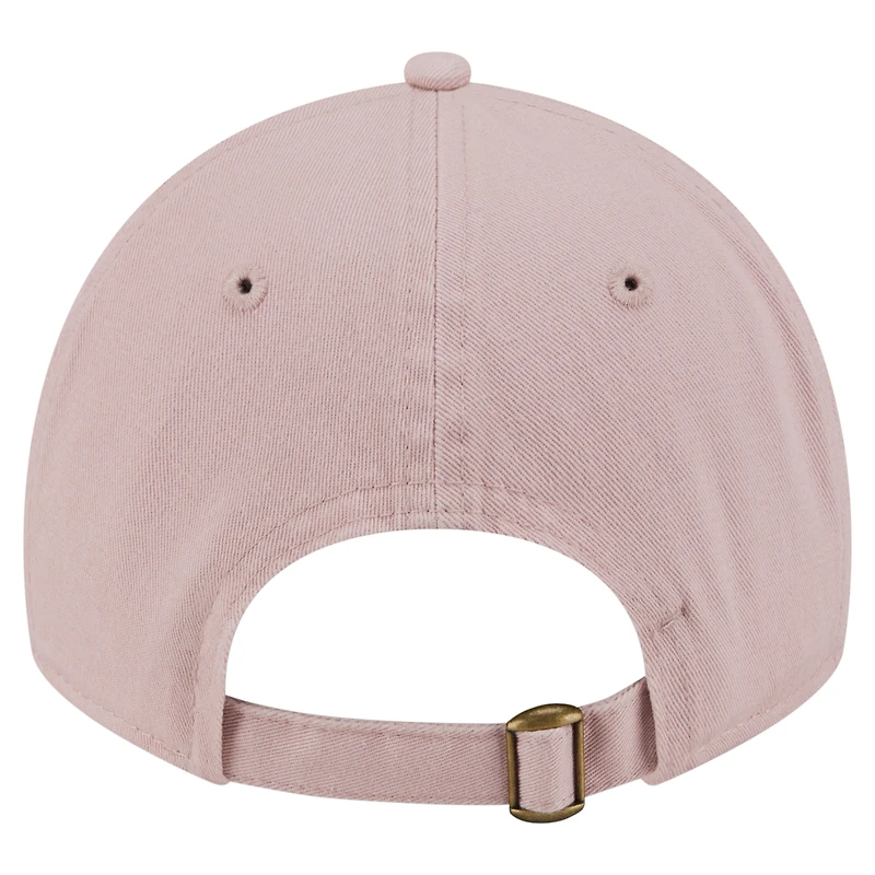 Casquette ajustable New Era rose Milwaukee Bucks Gameday Preppy 9Twenty pour femme