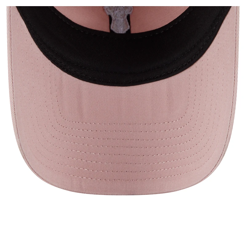 Casquette ajustable New Era rose Milwaukee Bucks Gameday Preppy 9Twenty pour femme