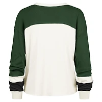 T-shirt à manches longues raglan '47 Cream Milwaukee Bucks pour femme