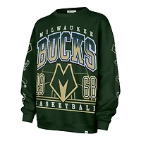 Women's '47  Hunter Green Milwaukee Bucks 2025/26 City Edition Go Big Oversized Sweatshirt