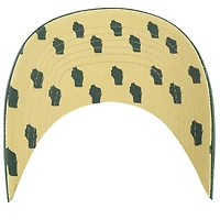 Casquette réglable de nettoyage sous-visière '47 Hunter Green Milwaukee Bucks Confetti pour femmes