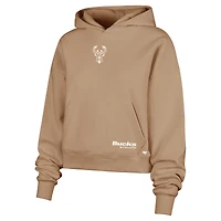 Women's '47 Tan Milwaukee Bucks Sue Foundation Hoodie Sweatshirt
