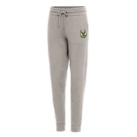 Pantalon de jogging Action pour femme Antigua Oatmeal Milwaukee Bucks