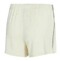 Ensemble haut à manches longues et short en tricot kaki Hacci Sport Cream Milwaukee Bucks pour femme