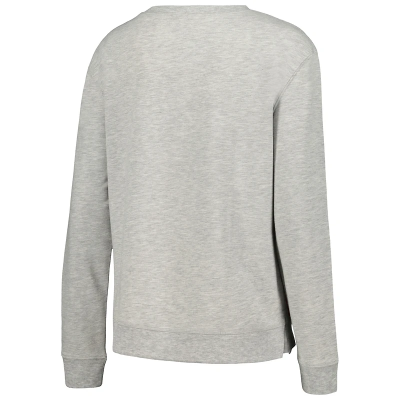 Ensemble de nuit pour femme Concepts Sport Gray Milwaukee Bucks Cedar avec haut à manches longues et short