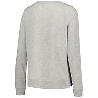 Ensemble de nuit pour femme Concepts Sport Gray Milwaukee Bucks Cedar avec haut à manches longues et short