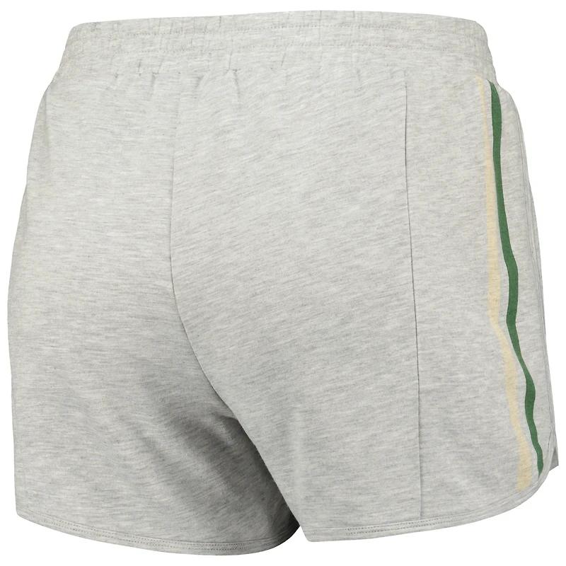 Ensemble de nuit pour femme Concepts Sport Gray Milwaukee Bucks Cedar avec haut à manches longues et short