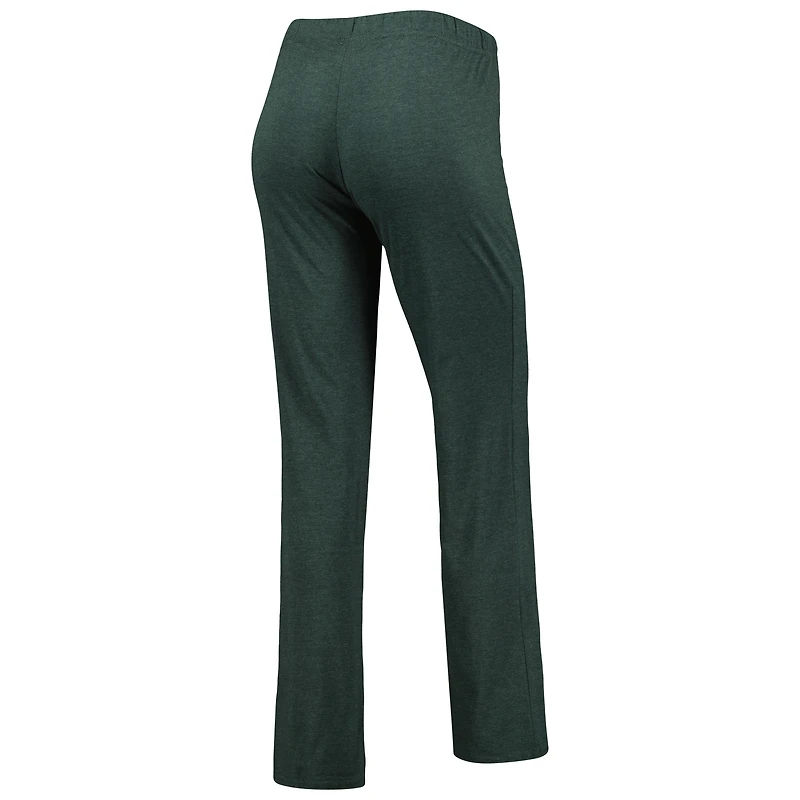Ensemble de nuit avec débardeur et pantalon Concepts Sport pour femme Vert chasseur/noir Milwaukee Bucks Team