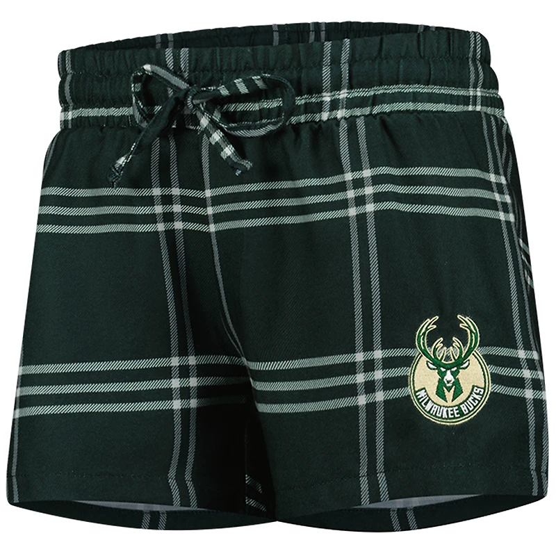Ensemble haut à manches longues et short pour femme Concepts Sport Milwaukee Bucks Petition