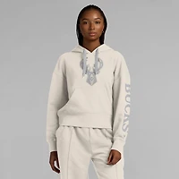 Sweat à capuche Fanatics pour femme Milwaukee Bucks Elements Next Cream