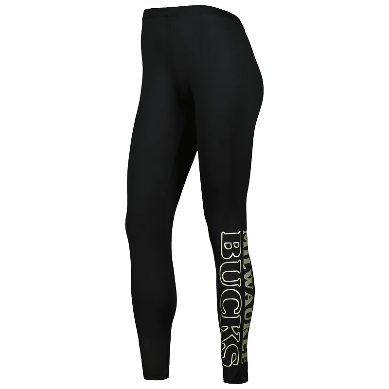 Milwaukee Bucks Stadium G-III 4Her by Carl Banks pour femme - Noir Legging