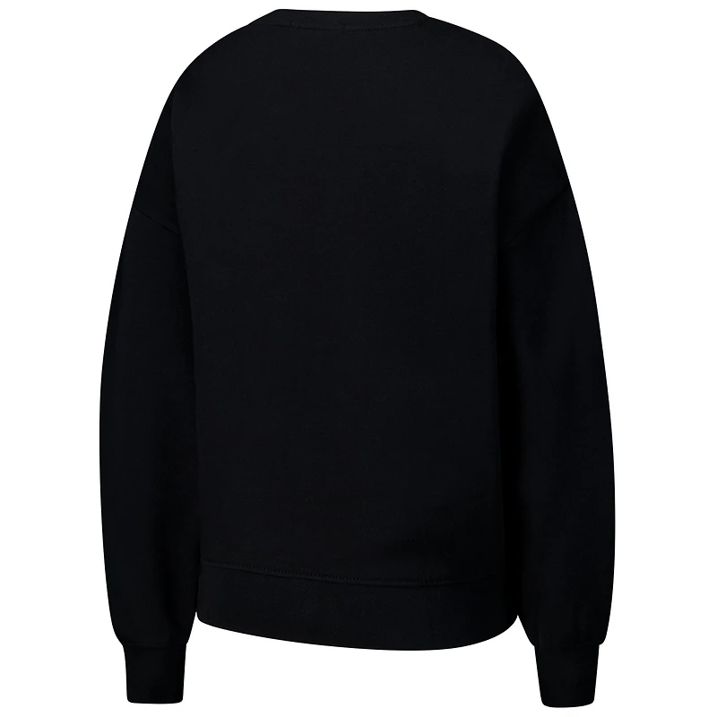 Sweat-shirt à capuche noir Mitchell & Ness pour femme Milwaukee Bucks Hardwood Classics Home Team