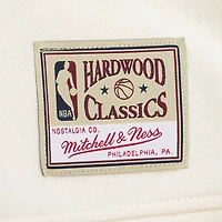 Sweat-shirt à capuche Mitchell & Ness pour femme Milwaukee Bucks Hardwood Classics crème