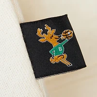 Sweat-shirt à capuche Mitchell & Ness pour femme Milwaukee Bucks Hardwood Classics crème