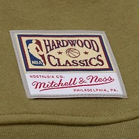 Women's Mitchell & Ness  Olive Milwaukee Bucks Lightweight Script Sweatshirt